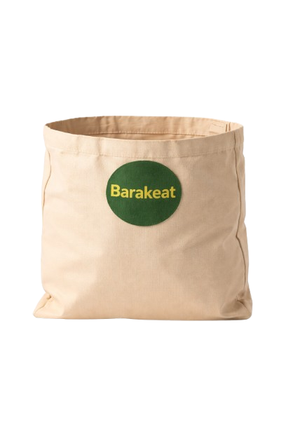 Empty Barakeat tote bag
